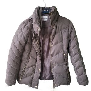 Cole Haan Down Belted Jacket Army Green